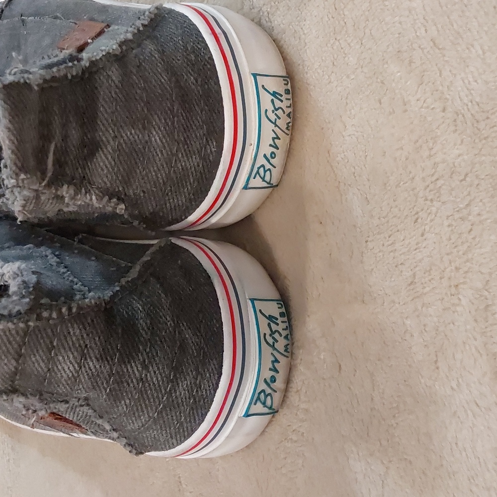 lowfish Malibu Play slip-on sneakers in light grey hipster smoked twill Size 10 - Picture 7 of 12